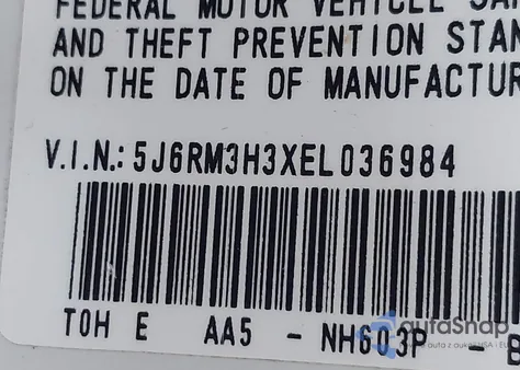 2014 Honda Cr-V Lx from USA, damaged, VIN 5J6RM3H3XEL036984